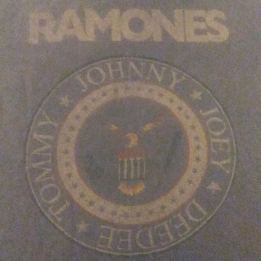 RAMONES BLUE TSHIRT SIZE SMALL